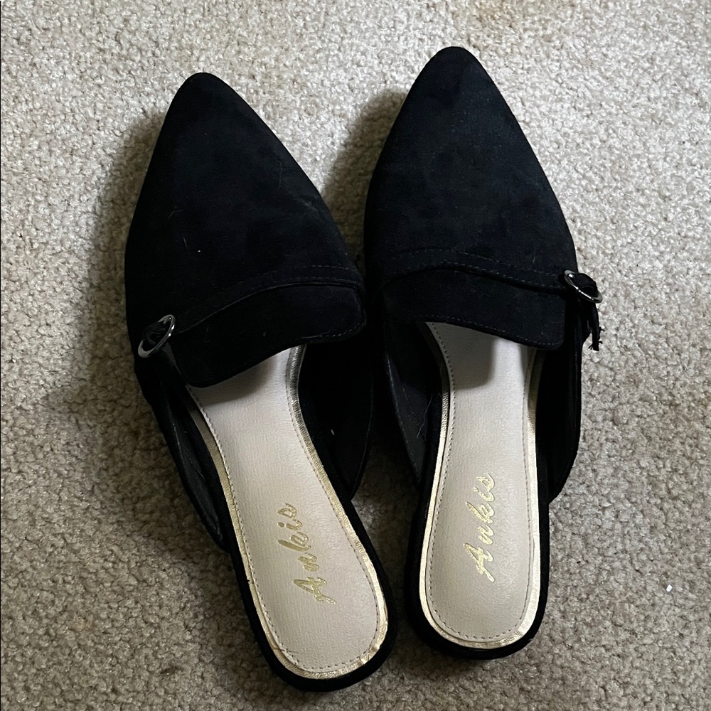 Women's Black mule
